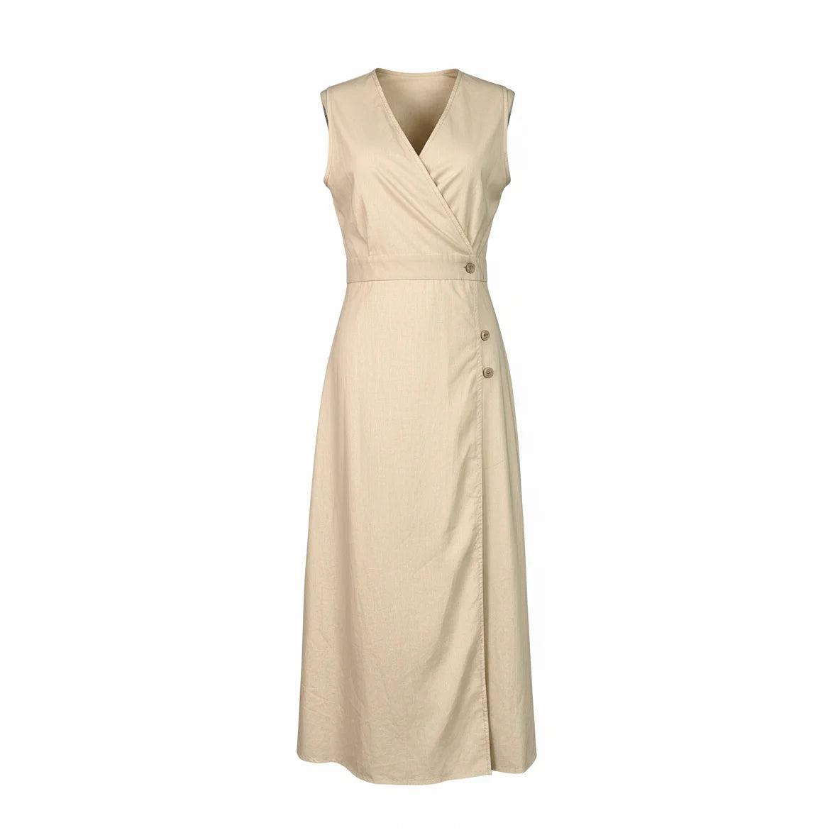 Women 100% Cotton Vintage Maxi Dress