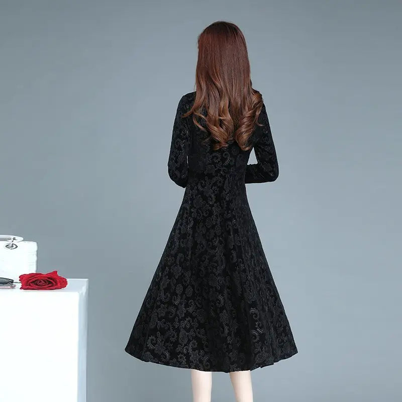 Chic Maxi Dress Ankle-Length Women Dress