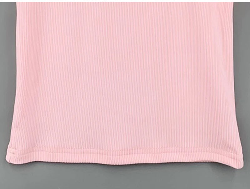 Crop Tops Cotton Basic T Shirts Women Solid Square Collar Half Sleeve Female Tops Summer 2025 New Casual Slim Fit Ladies Tees