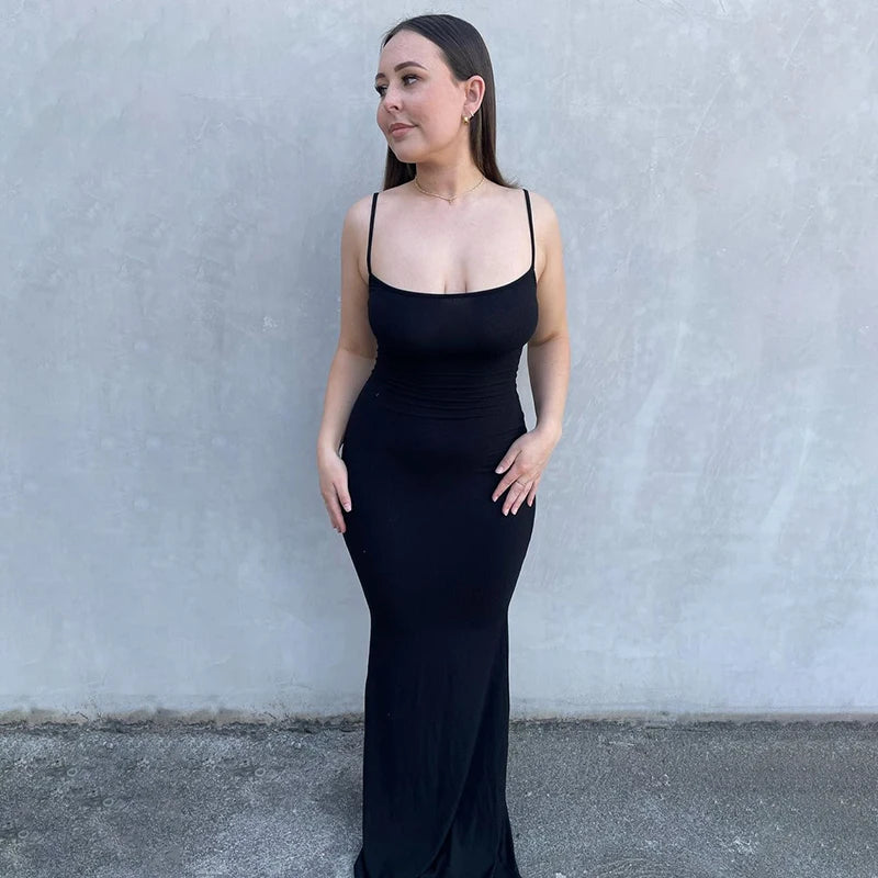 Women Backless Sexy Maxi Dress
