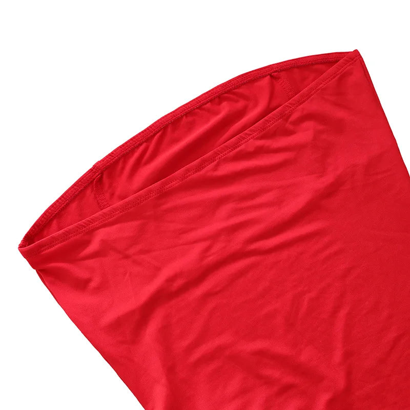 Sexy Slim-Fit Wrap Dress Summer European American Style Side Slit 3D