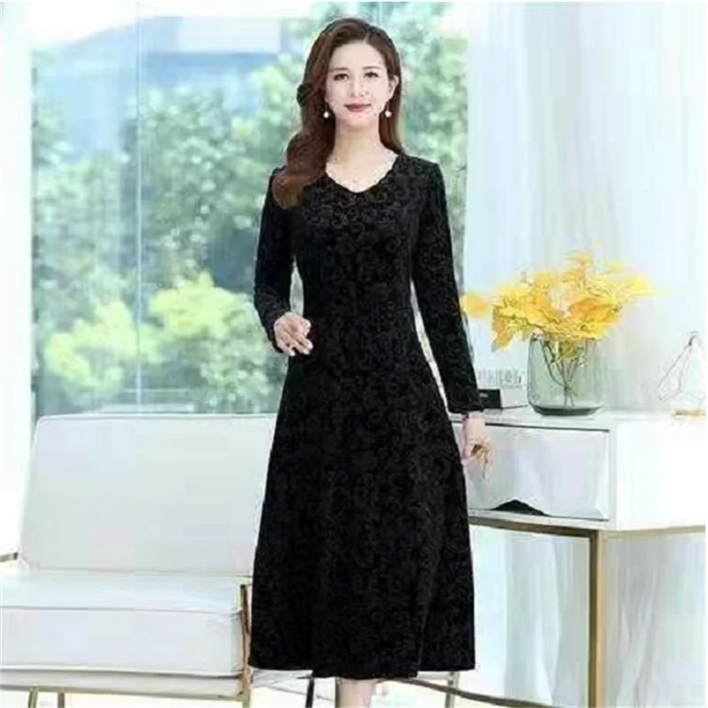 Chic Maxi Dress Ankle-Length Women Dress