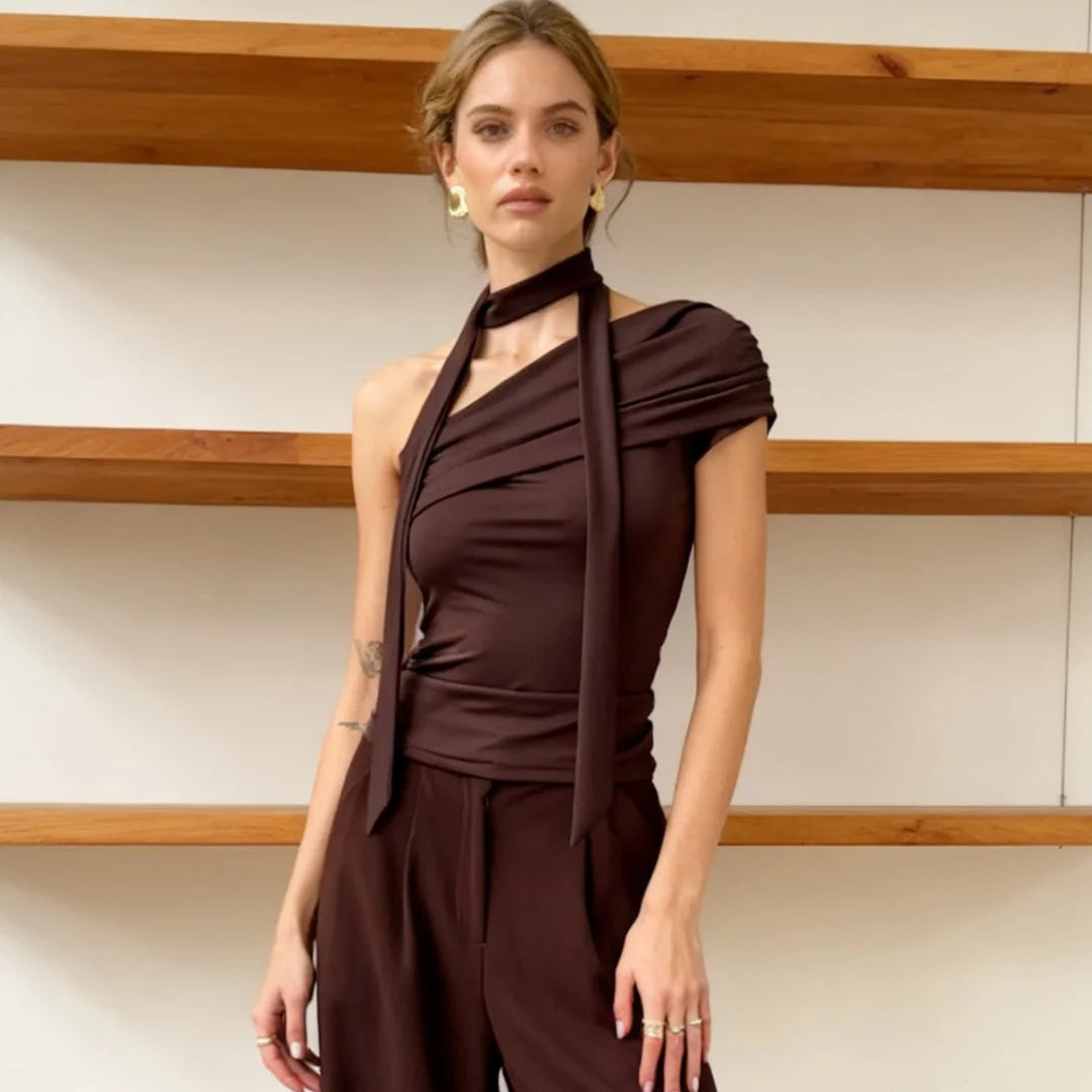 Women's Summer Asymmetric Top Fashion