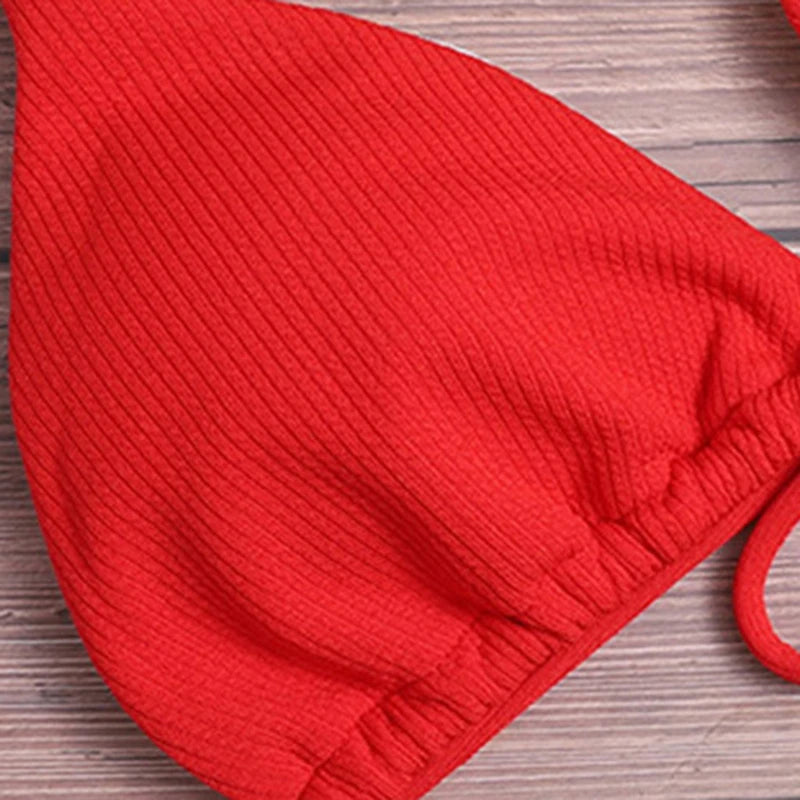 High Waist Strapless Sexy Bikini Women Swimwear Women  Fashion