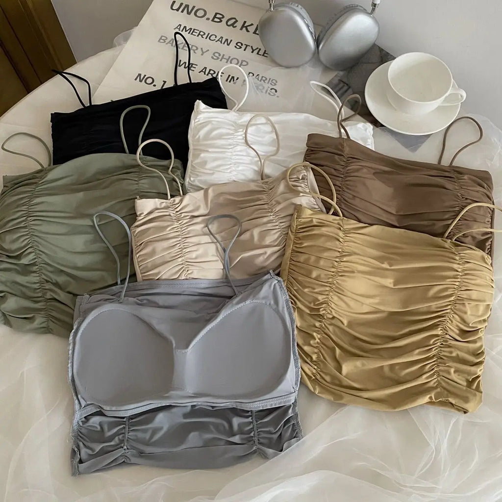 Women Crop Tops Sexy With Cups Female Underwear Lingerie Woman Clothing