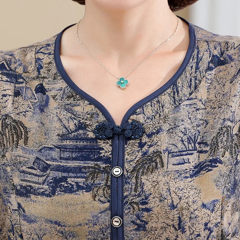 Fashion Casual Summer Dress For Women Floral Printing Fashion