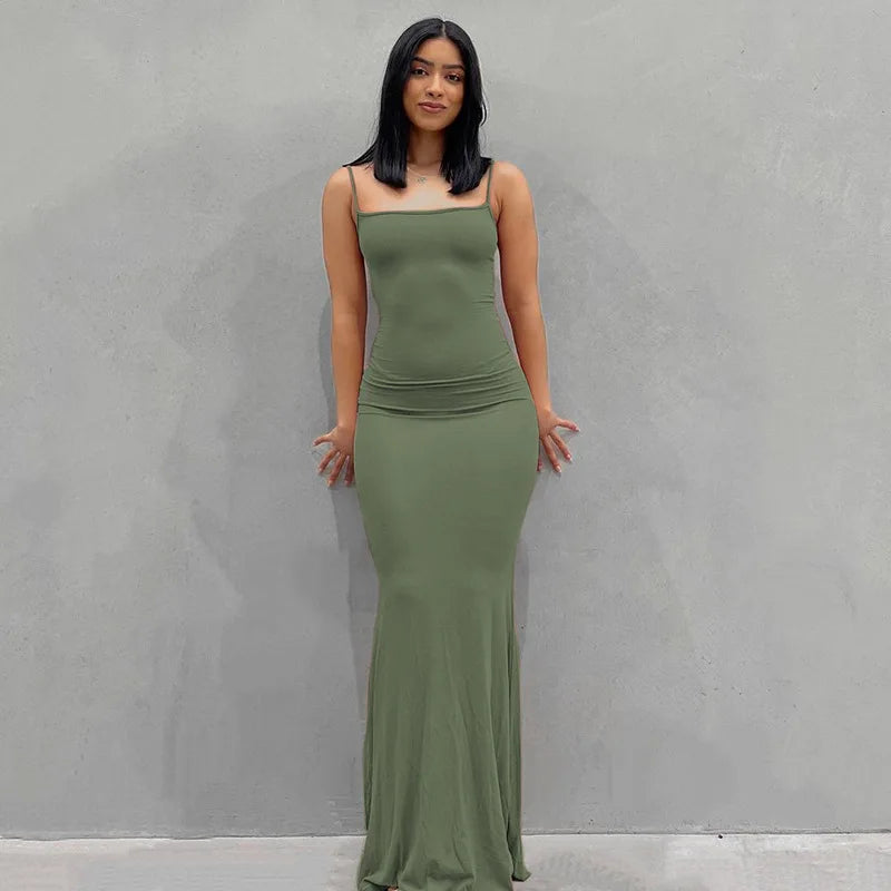 Women Backless Sexy Maxi Dress