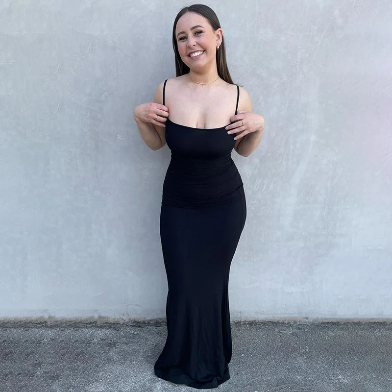 Women Backless Sexy Maxi Dress