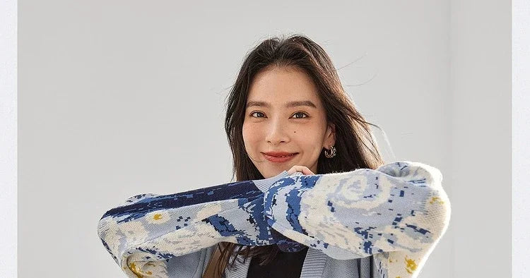 Winter Women‘s Cardigan Designer Knitted Sweater Coat Female New Fashions