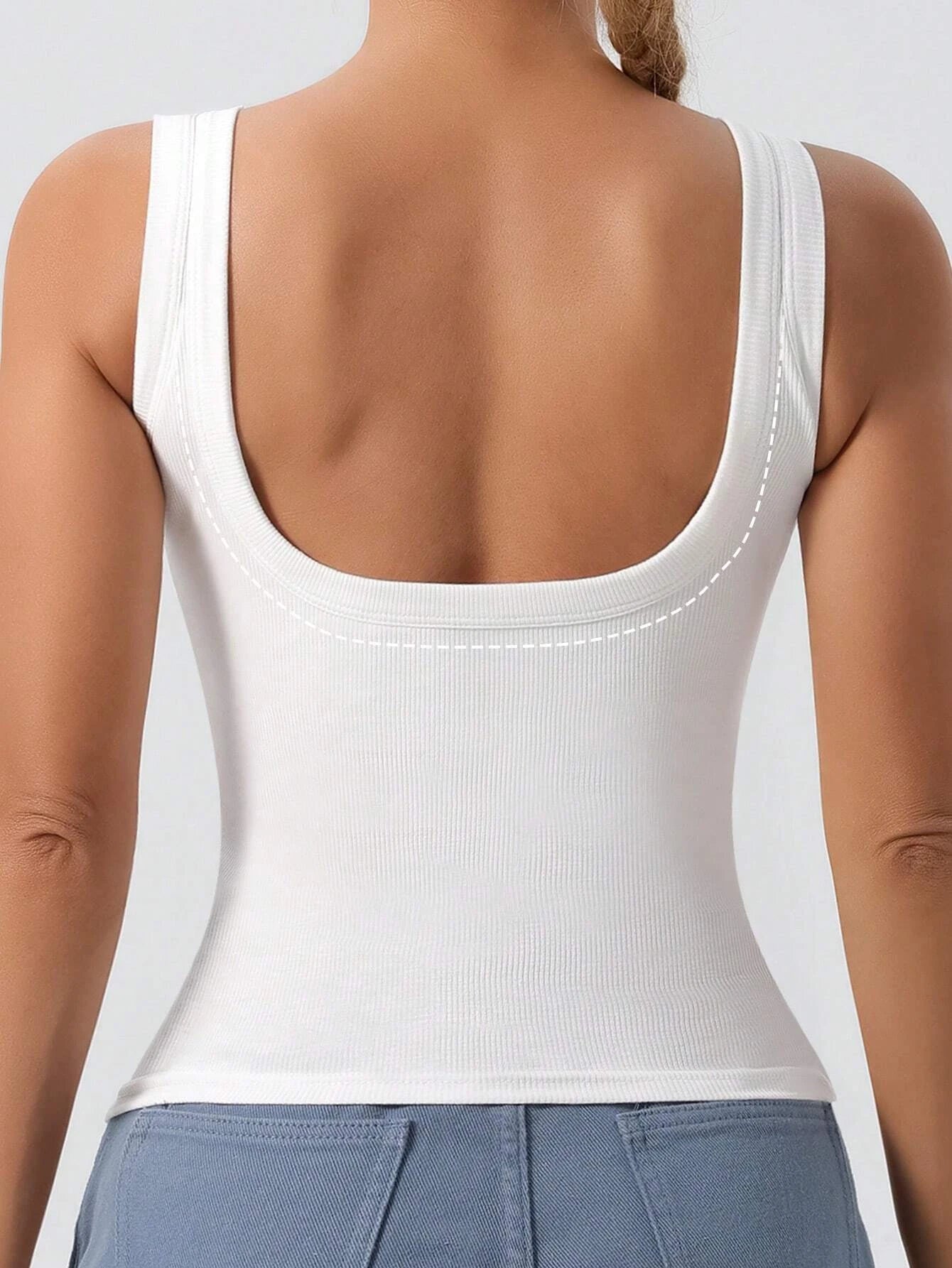 Women New Summer O-Neck Slim Sexy White Tanks Camis Women Tops