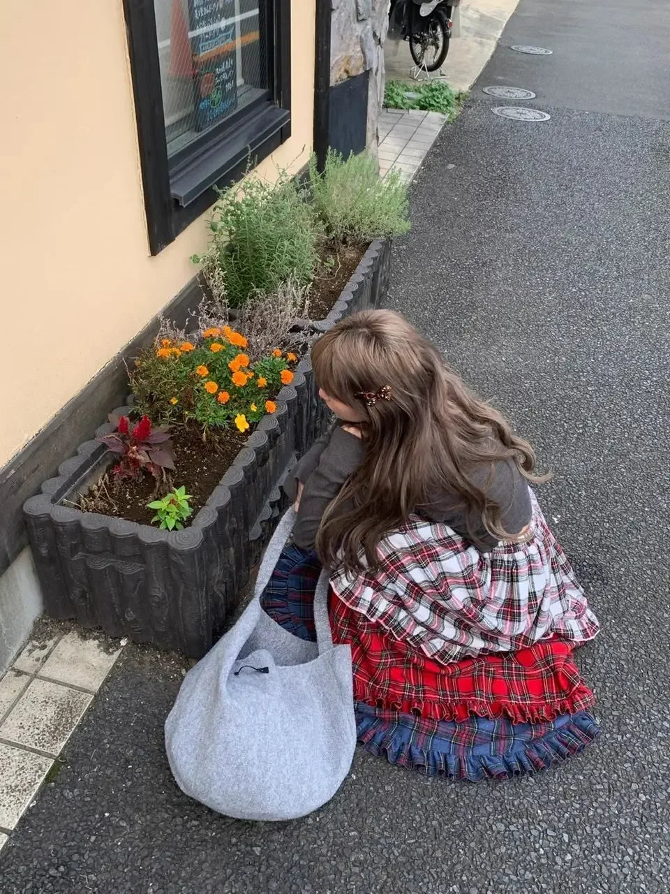 Winter Dresses Christmas Long Skirt Spliced Lace Contrast Colors Fashion