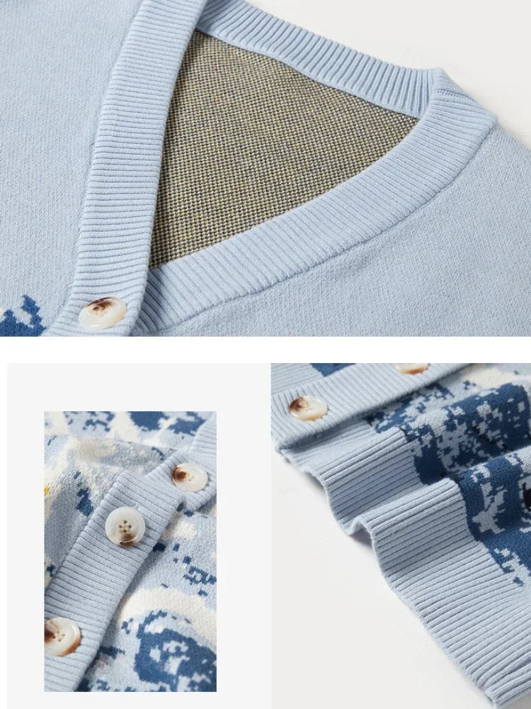 Winter Women‘s Cardigan Designer Knitted Sweater Coat Female New Fashions