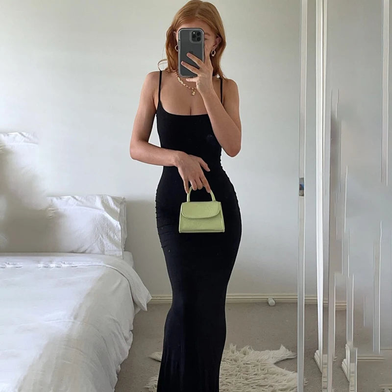 Women Backless Sexy Maxi Dress