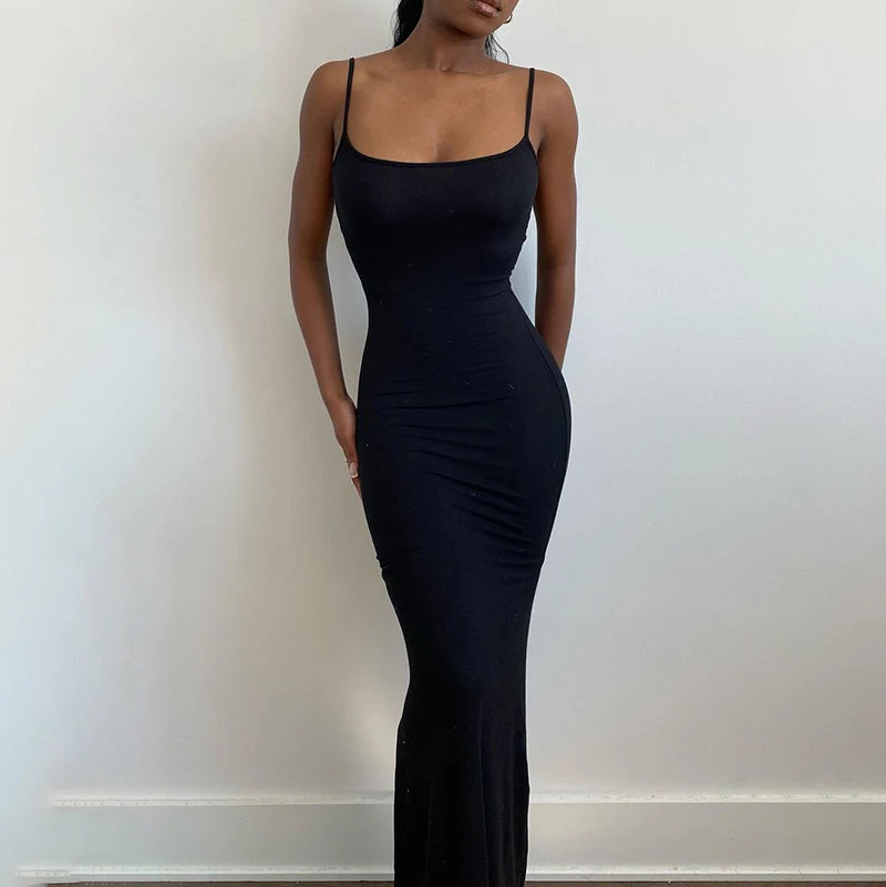 Women Backless Sexy Maxi Dress