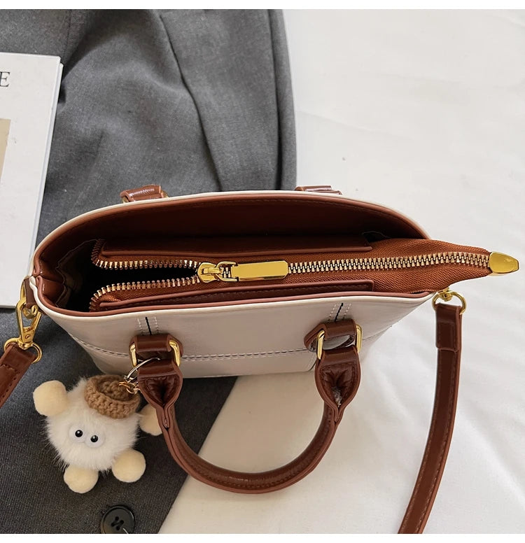 Women's Bucket Bag Crossbody Purse, Fashion Soft Cylinder Shoulder Bag with Adjustable Strap & Zip Top, Multi-Purpose