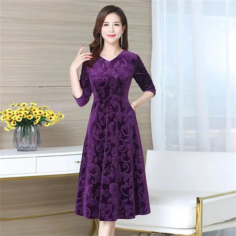 Chic Maxi Dress Ankle-Length Women Dress