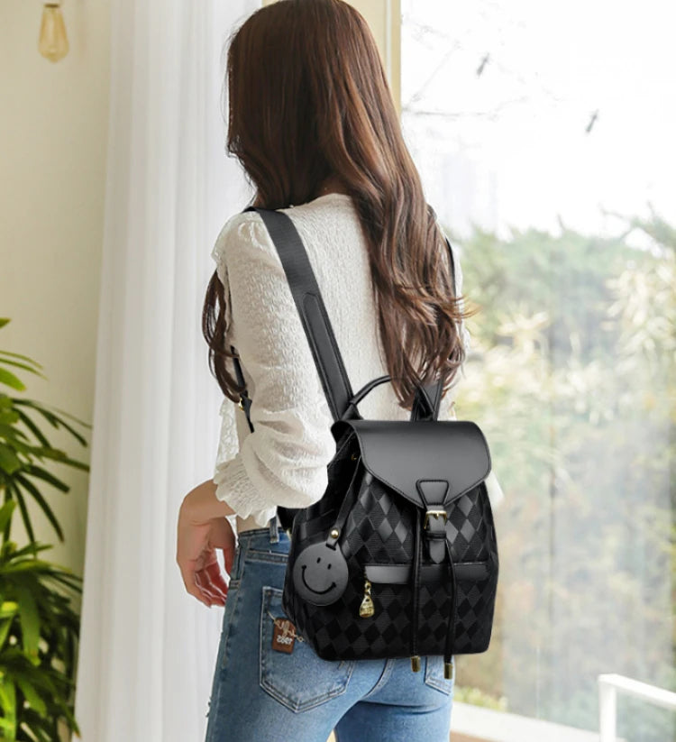 Bucket Bagpack for Woman Small Fashion Backpack Ladies