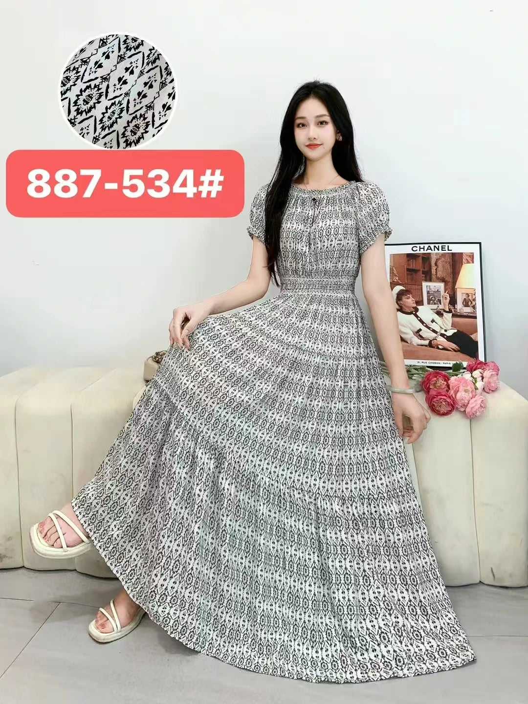 Long Maxi Dress Women Clothing Spring Summer Fashion