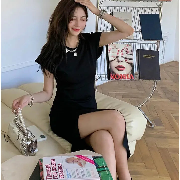 Midi X New in Chic and Elegant Pretty Cheap Casual  Outfits Harajuku Cotton