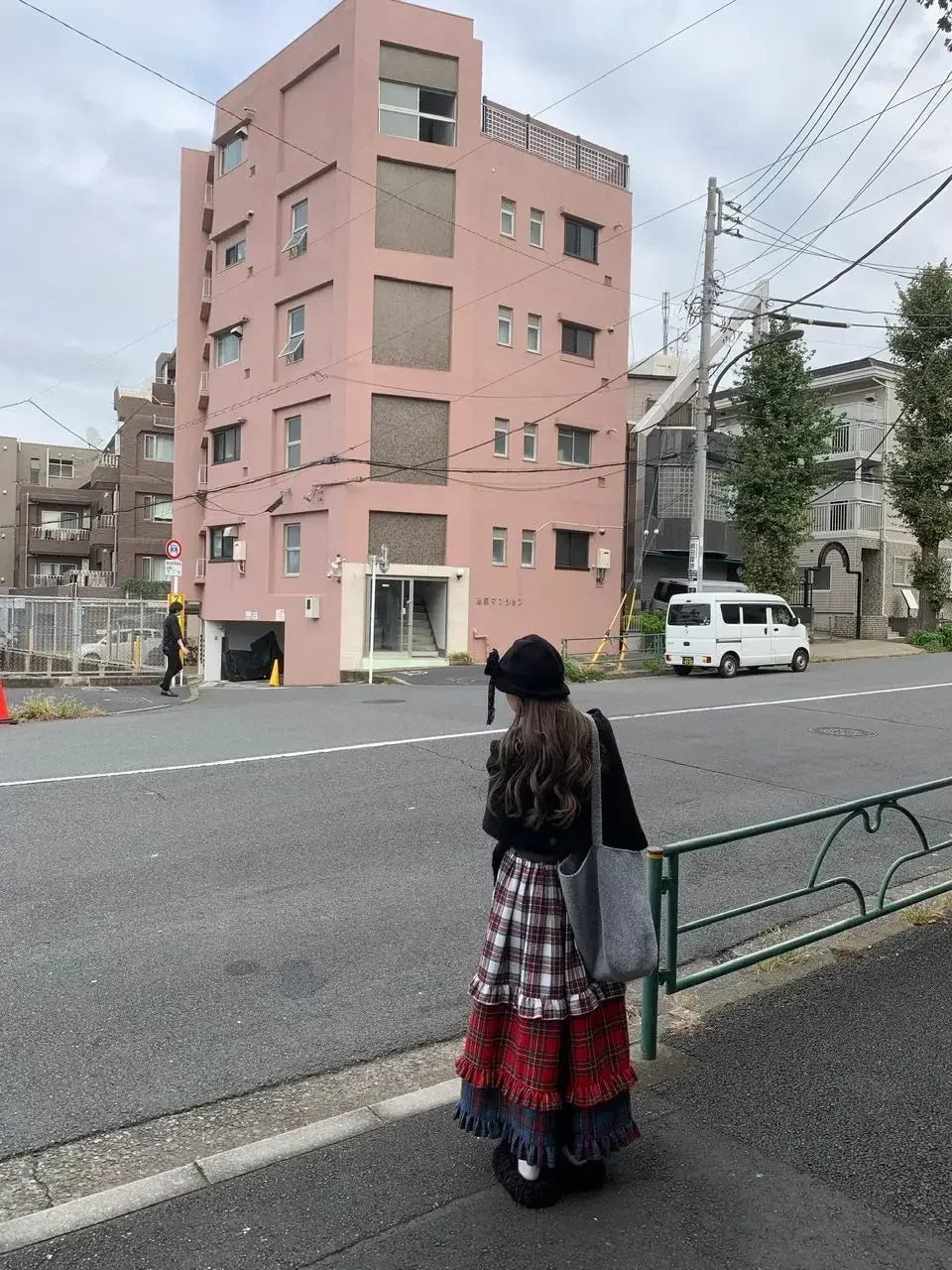 Winter Dresses Christmas Long Skirt Spliced Lace Contrast Colors Fashion