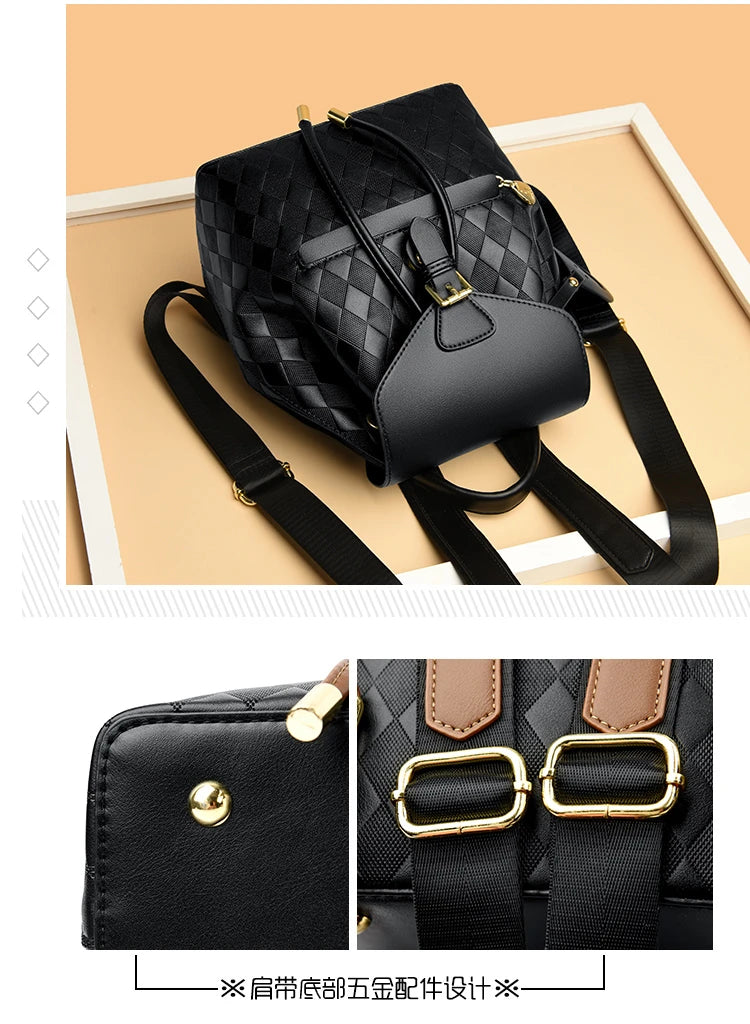 Bucket Bagpack for Woman Small Fashion Backpack Ladies