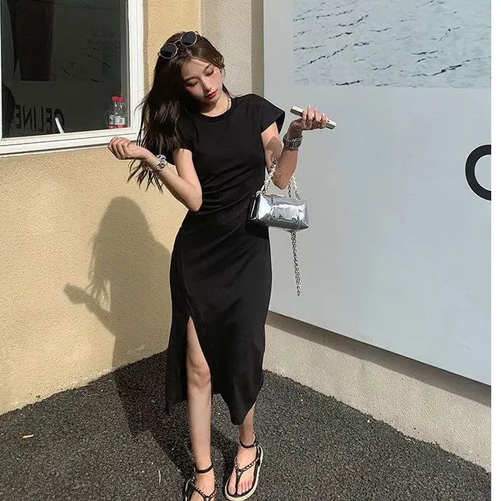 Midi X New in Chic and Elegant Pretty Cheap Casual  Outfits Harajuku Cotton