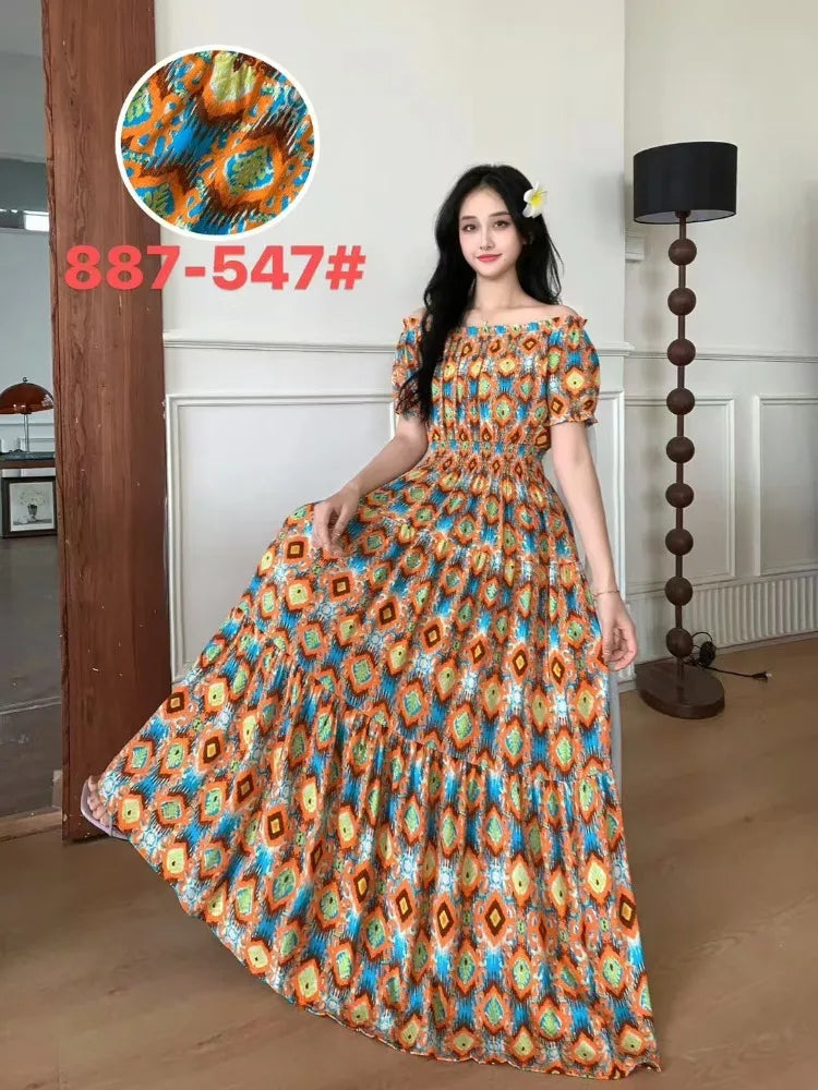 Long Maxi Dress Women Clothing Spring Summer Fashion