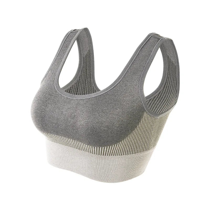 Women's Tops Knitted Sports Bras Gym Running Fitness Tops