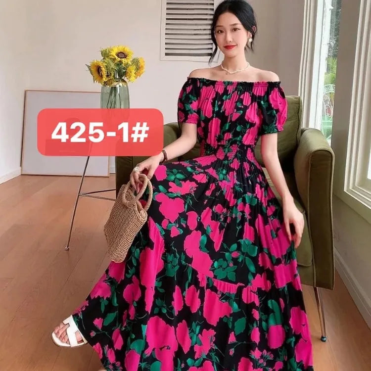 Long Maxi Dress Women Clothing Spring Summer Fashion