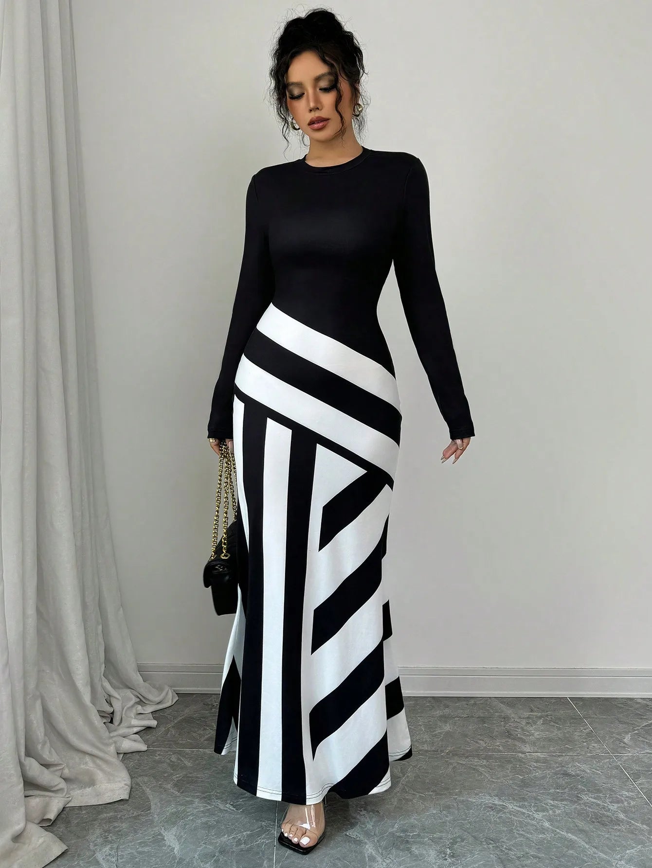 Sexy Women's Maxi Dresses New Autumn Streetwear Fashion