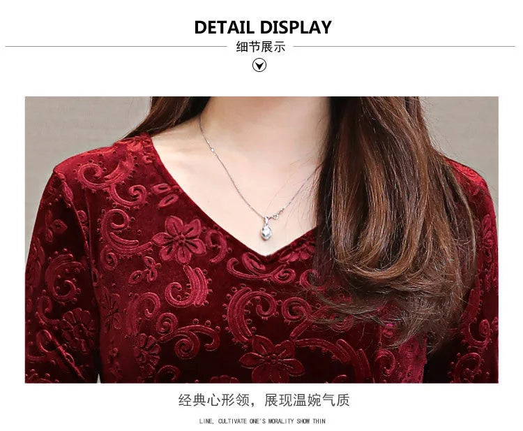 Elegant Velvet Dress Solid Long Sleeve Party Women Sexy V Neck Slim Fit Autumn Fashion Gothic Elbise Vestidos Mujer Femme Winter