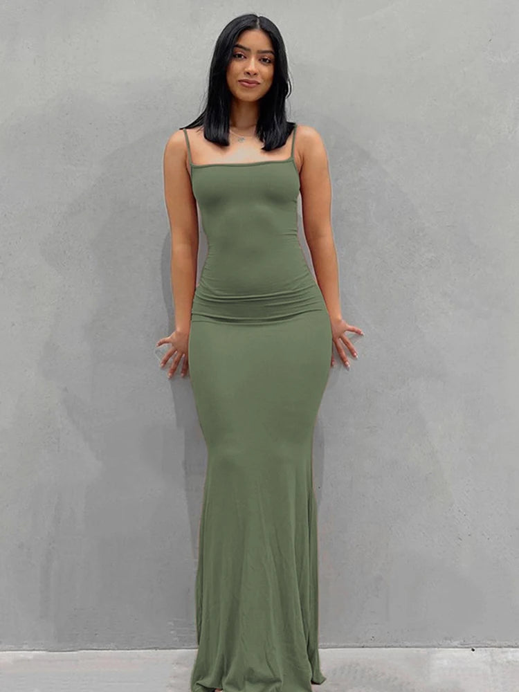 Women Backless Sexy Maxi Dress