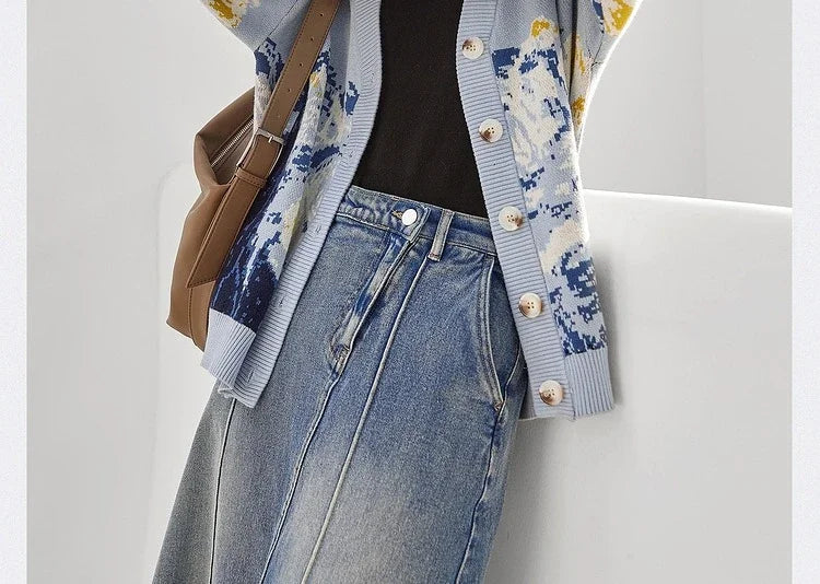 Winter Women‘s Cardigan Designer Knitted Sweater Coat Female New Fashions