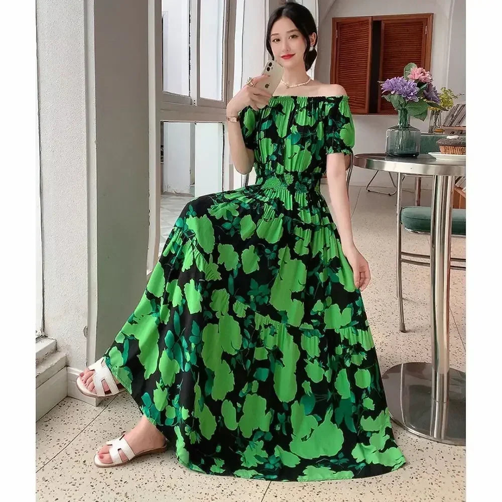 Long Maxi Dress Women Clothing Spring Summer Fashion