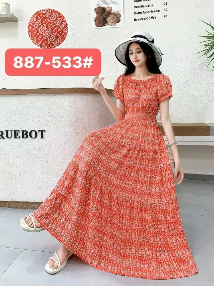 Long Maxi Dress Women Clothing Spring Summer Fashion