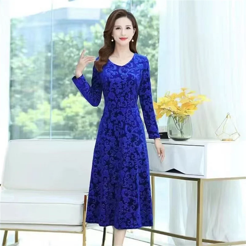 Chic Maxi Dress Ankle-Length Women Dress
