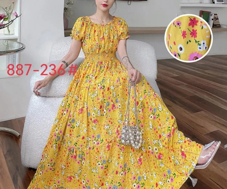 Long Maxi Dress Women Clothing Spring Summer Fashion