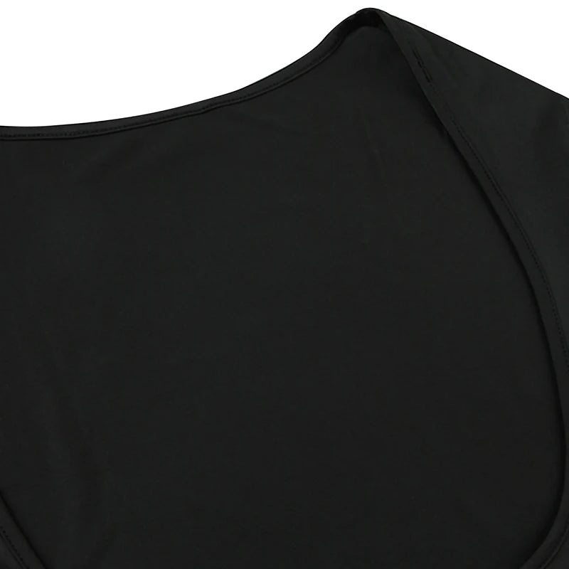 Sexy Black Maxi Dresses For Women Summer New Streetwear Fashion Backless Casual Slim Basic Dresses Club Elegant Party Dresses
