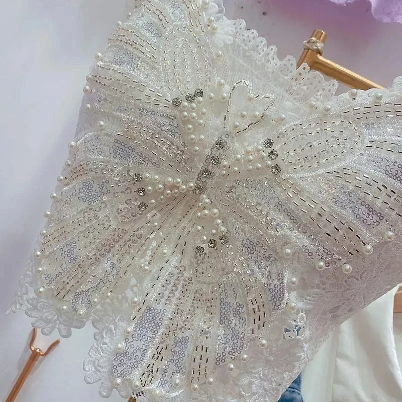 Women Clothing Heavy Beading Floral Tank Sexy Crop Tops