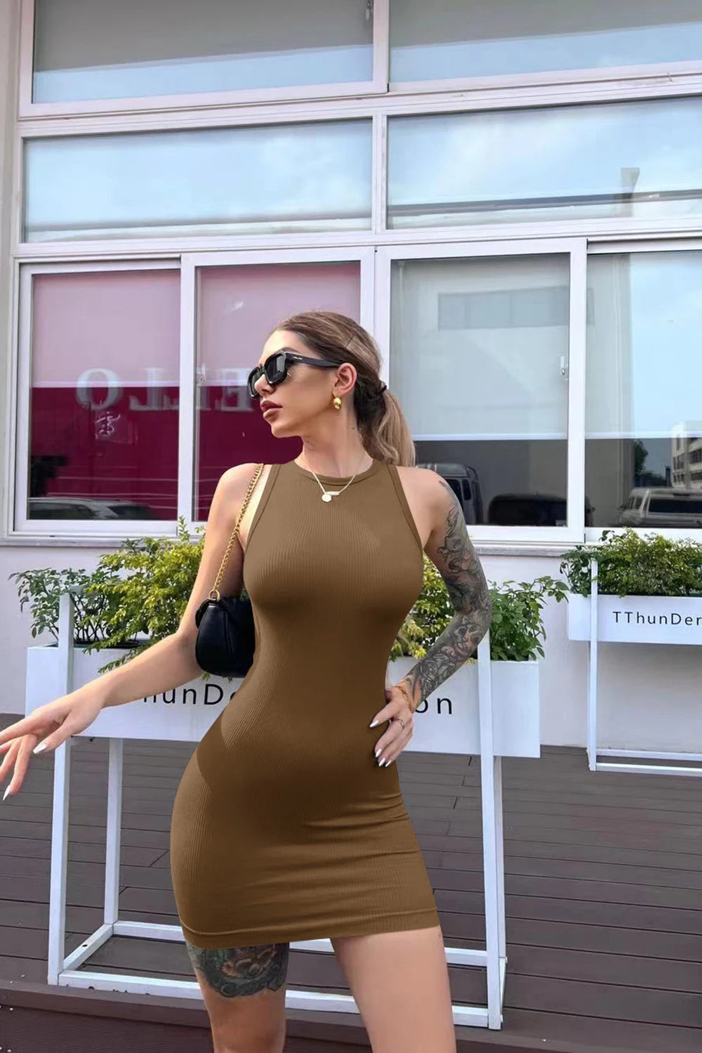 Sexy Sleeveless Vest Dresses For Women New Summer Fashion