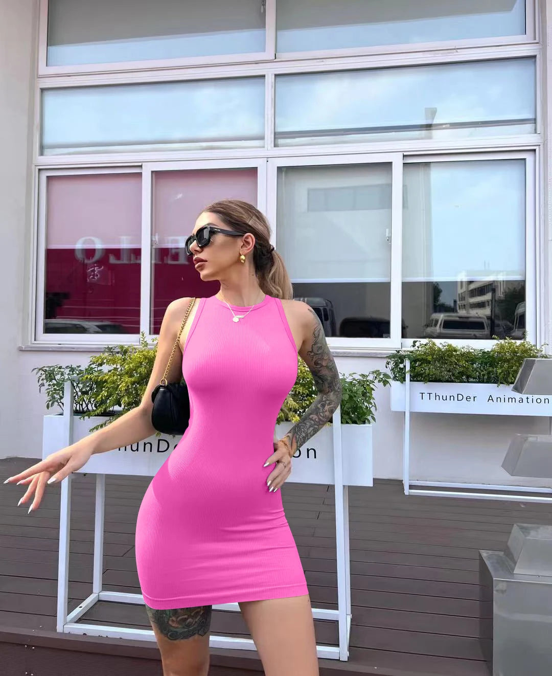 Sexy Sleeveless Vest Dresses For Women New Summer Fashion