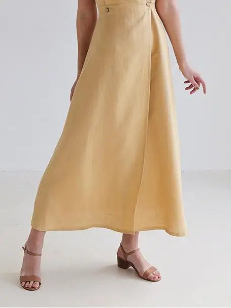 Women 100% Cotton Vintage Maxi Dress