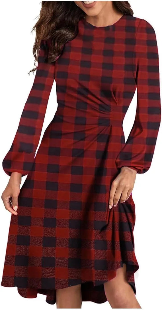 sleeved Black Maxi Dress with Ruched Waist Detail