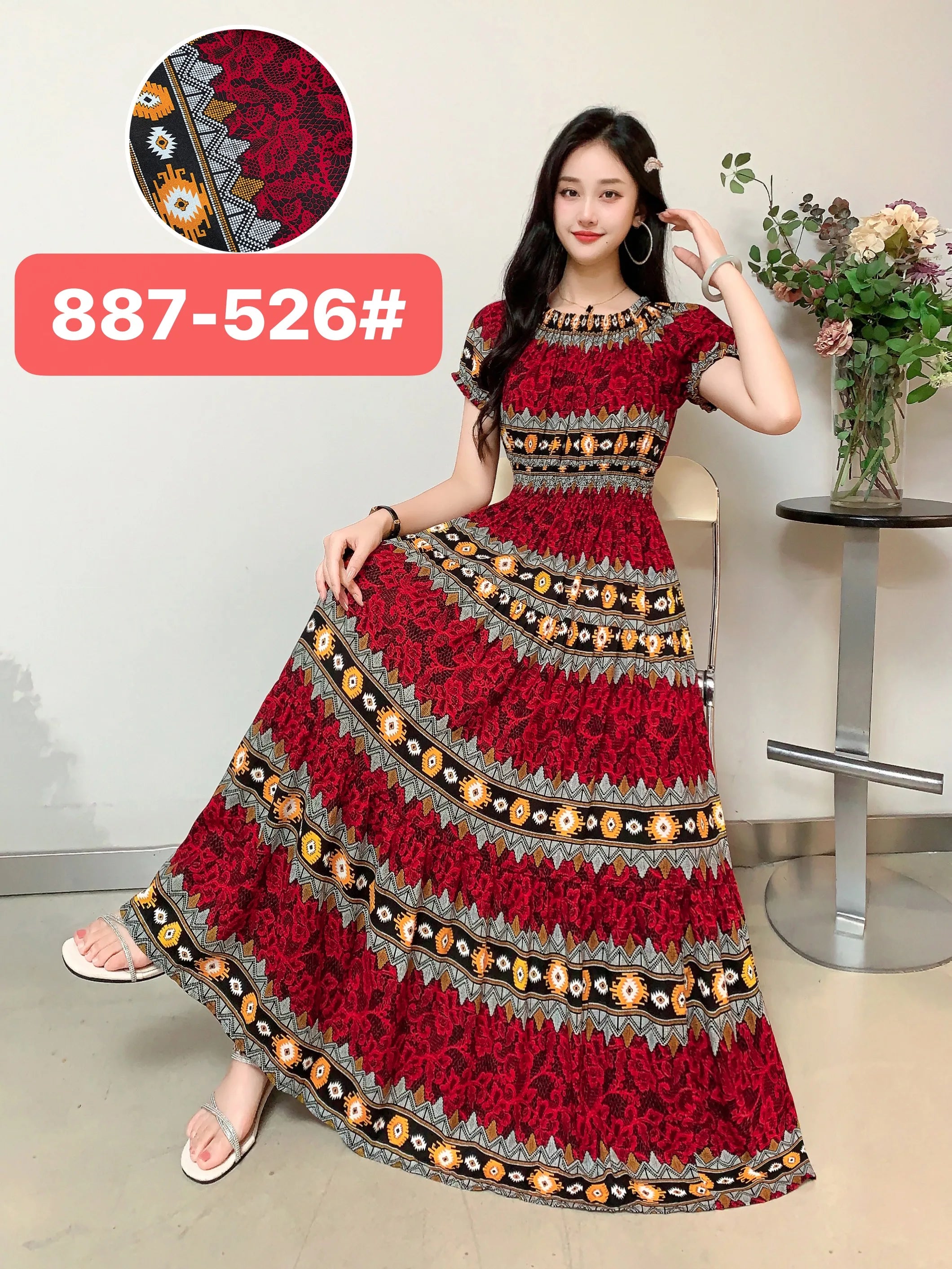 Long Maxi Dress Women Clothing Spring Summer Fashion