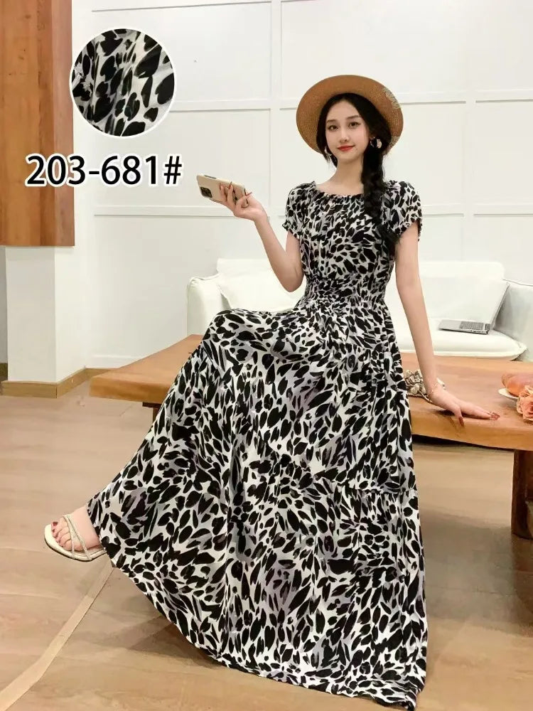 Long Maxi Dress Women Clothing Spring Summer Fashion
