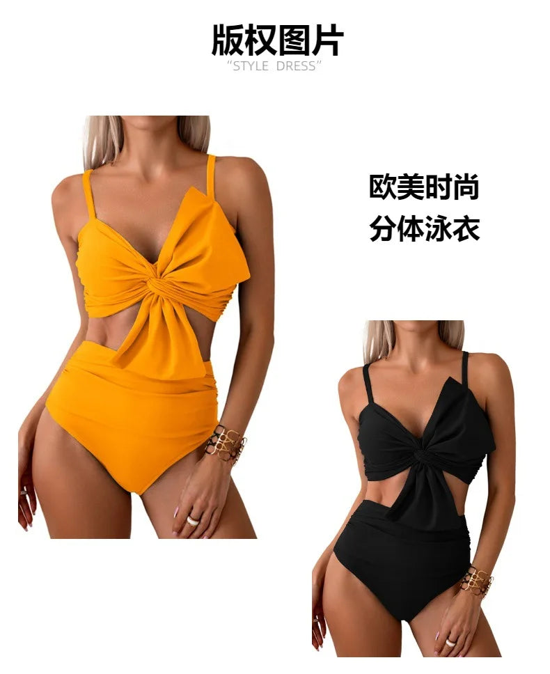 Woman Hot Spring Two Pieces Swimsuit with Briefs Women Sexy Biknis