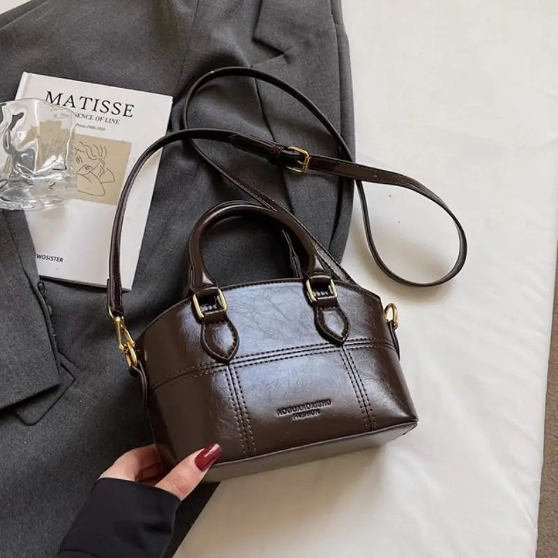 Women's Bucket Bag Crossbody Purse, Fashion Soft Cylinder Shoulder Bag with Adjustable Strap & Zip Top, Multi-Purpose