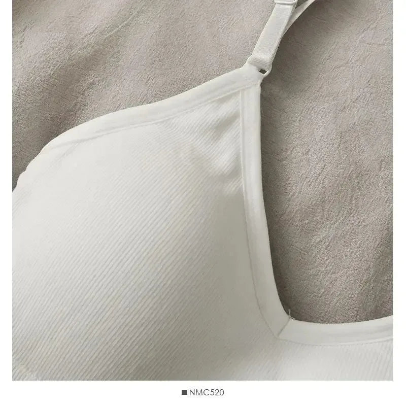 Women Tops Sexy Tank Top Women Built in Bra Solid Color Fashion