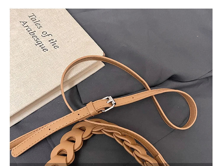 Handheld Bucket Bag For Women 2025 New Retro Pu Leather Patchwork Shoulder Bags Trend Versatile Commuting Mini Crossbody Pack