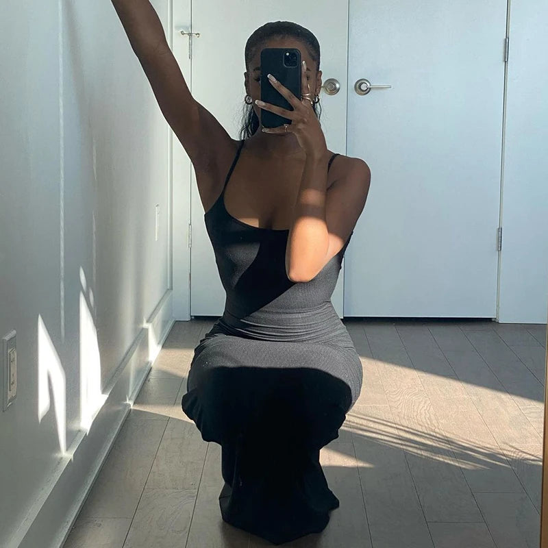 Women Backless Sexy Maxi Dress